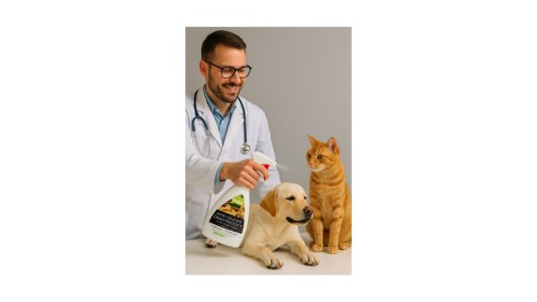 AB7, תרסיס הדברה סביבתי מחומרים טבעיים נגד פרעושים וקרציות לכלב/חתול - 500 מ"ל או 1000 מ"ל