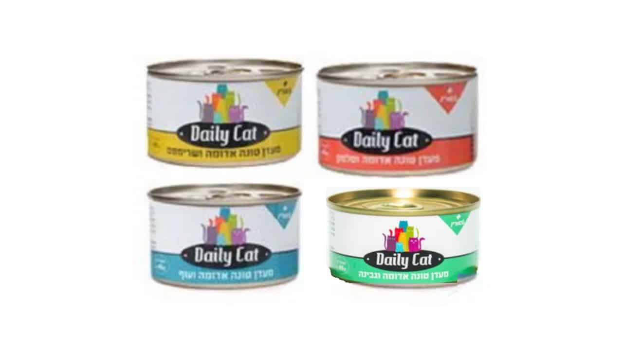 דיילי קט - מעדן לחתול  במגוון טעמים 85 גרם