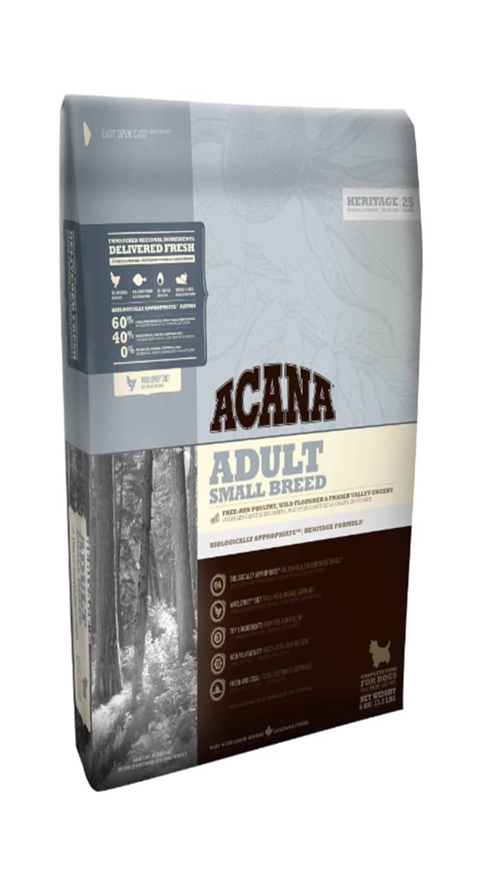 הריטג 1 אקנה הריטג, מזון יבש בוגר מגזע קטן בטעם עוף 2 ק''ג