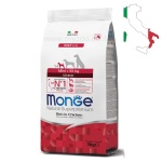 מונג', מזון יבש עשיר בבשר עוף לכלבים מבוגרים מגזע קטן 3 ק"ג - Monge, Mini Senior Rich in Chicken