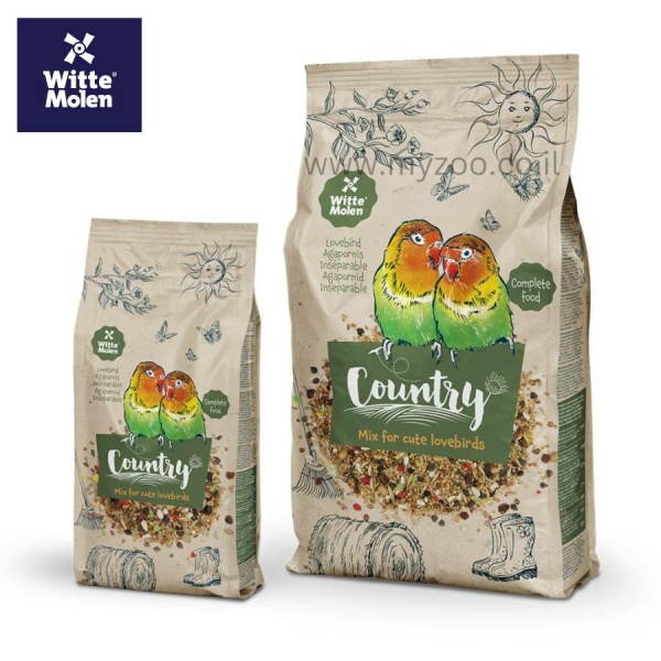 ויטא מולן קאנטרי, תערובת מזון מלא לתוכי אהבה - Witte Mollen, Country Love Birds