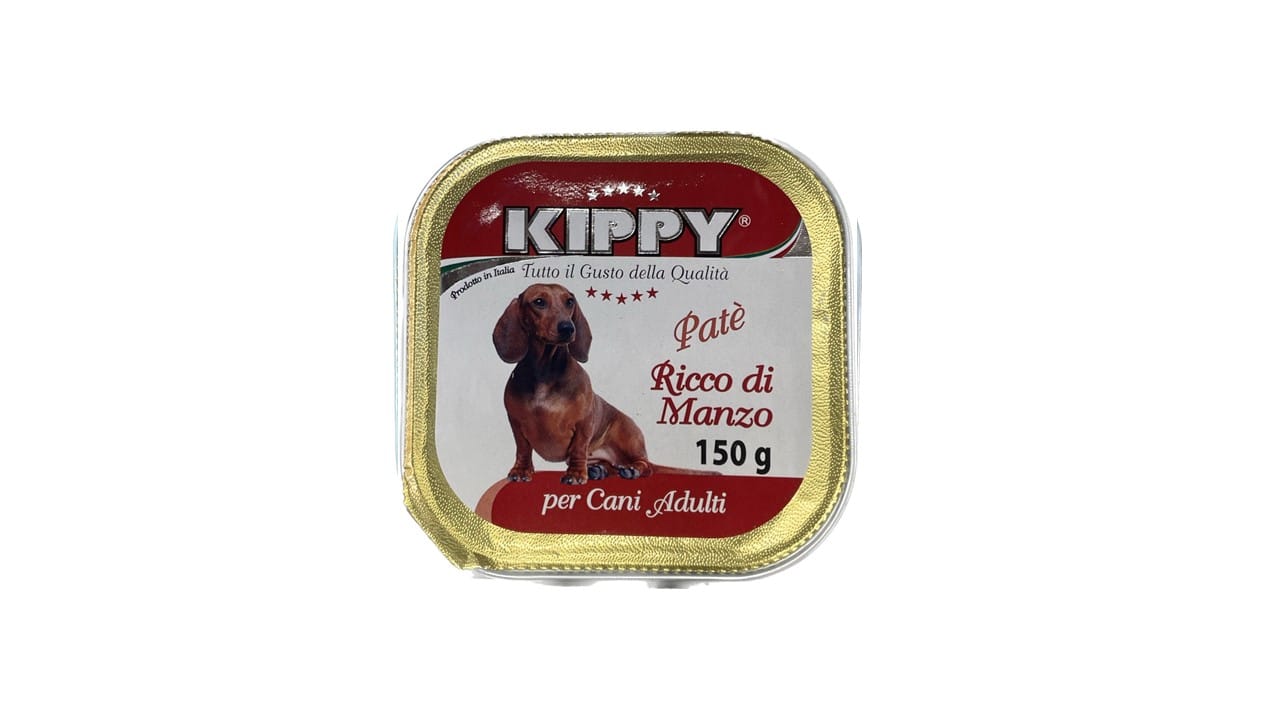 קיפי, מעדן פטה, בשר בקר לכלבים, 150 גרם