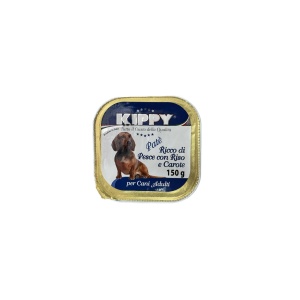 קיפי, מעדן פטה, בשר דגים לכלבים, 150 גרם
