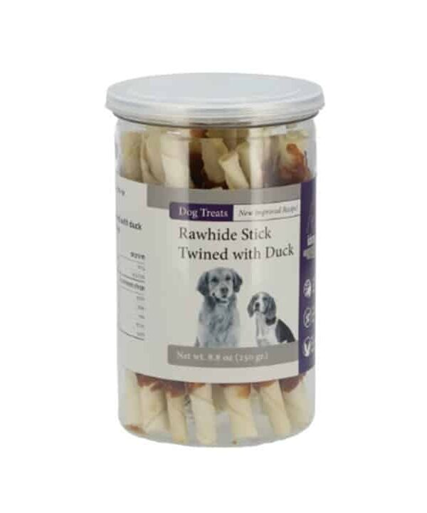 idog - חטיף לכלב' מקל עור בציפוי ברווז - 250 גרם