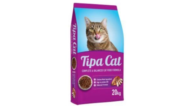 טיפה קט, מזון איכותי ע"ב עוף לחתולי בית וחצר - 20 ק"ג