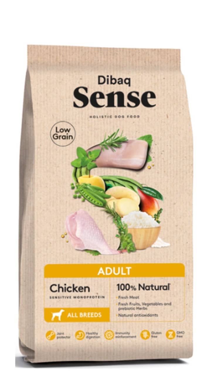 דיבק סנס אולטרה פרימיום, מופחת דגנים עוף - משקל 2 או 12 ק״ג