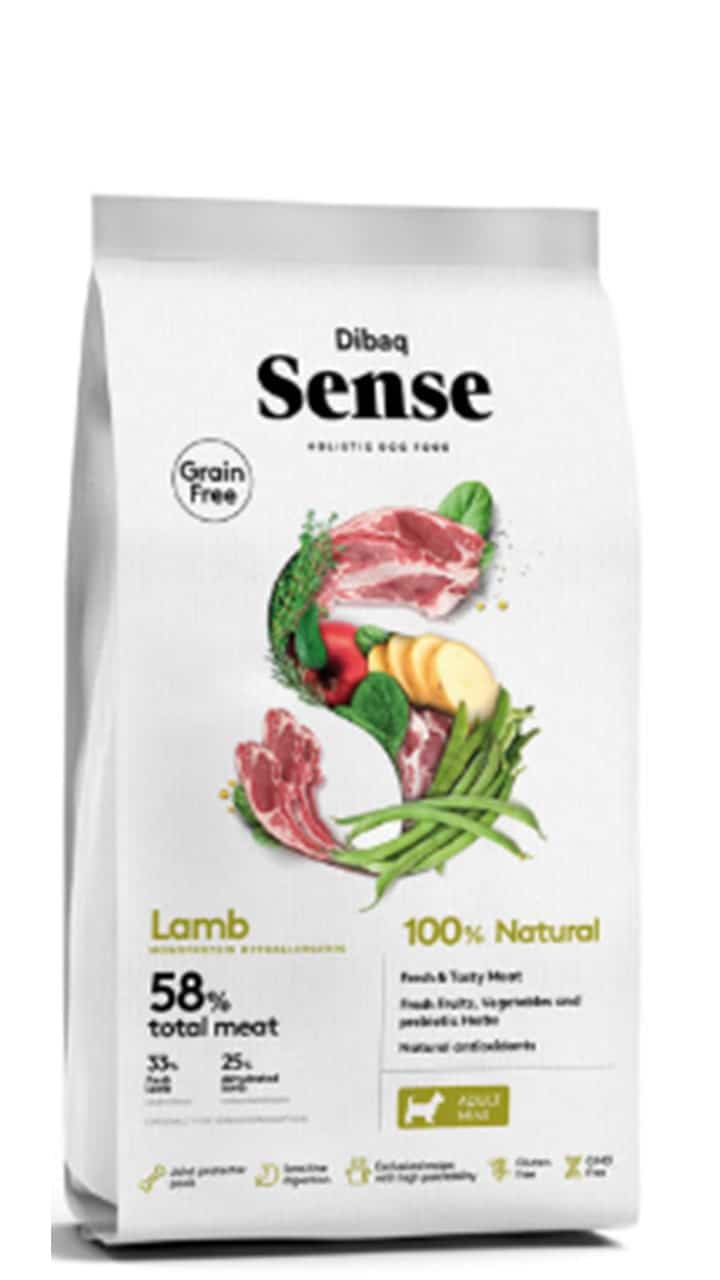 דיבק סנס אולטרה פרימיום, נטול דגנים מיני כבש - משקל 2 או 6 ק״ג