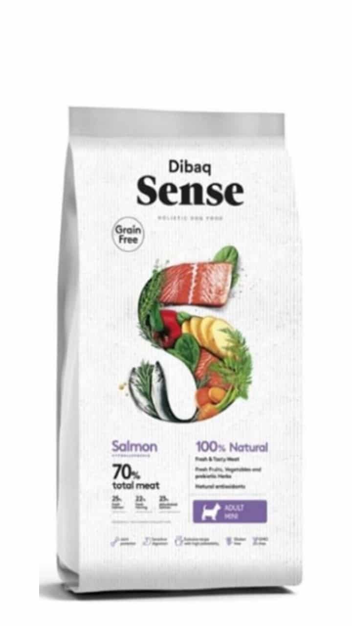 דיבק סנס אולטרה פרימיום, נטול דגנים מיני סלמון - משקל 2 או 6 ק״ג