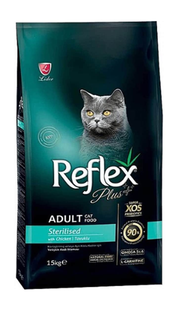 ריפלקס פלוס, מזון יבש סופר פרימיום סטרלייז, ע"ב עוף לחתולים - 1.5 ק"ג