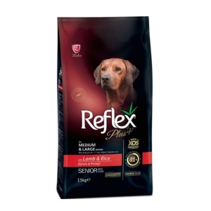 ריפלקס פלוס, מזון סופר פרימיום ע"ב כבש לכלב בוגר סניור - 3 ק"ג