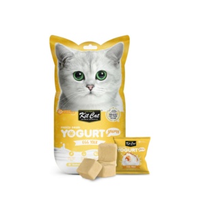 קיט קט, חטיף יוגורט מיובש בהקפאה עם חלמון ביצה - 100 גרם