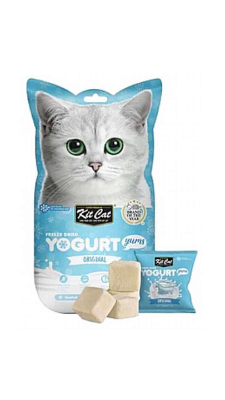 קיט קט, חטיף יוגורט מיובש בהקפאה טעם טבעי - 100 גרם