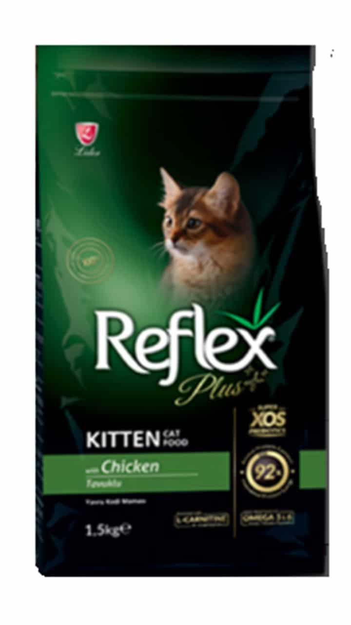 ריפלקס פלוס, מזון יבש סופר פרימיום ע"ב עוף לגורי חתולים - 1.5 ק"ג