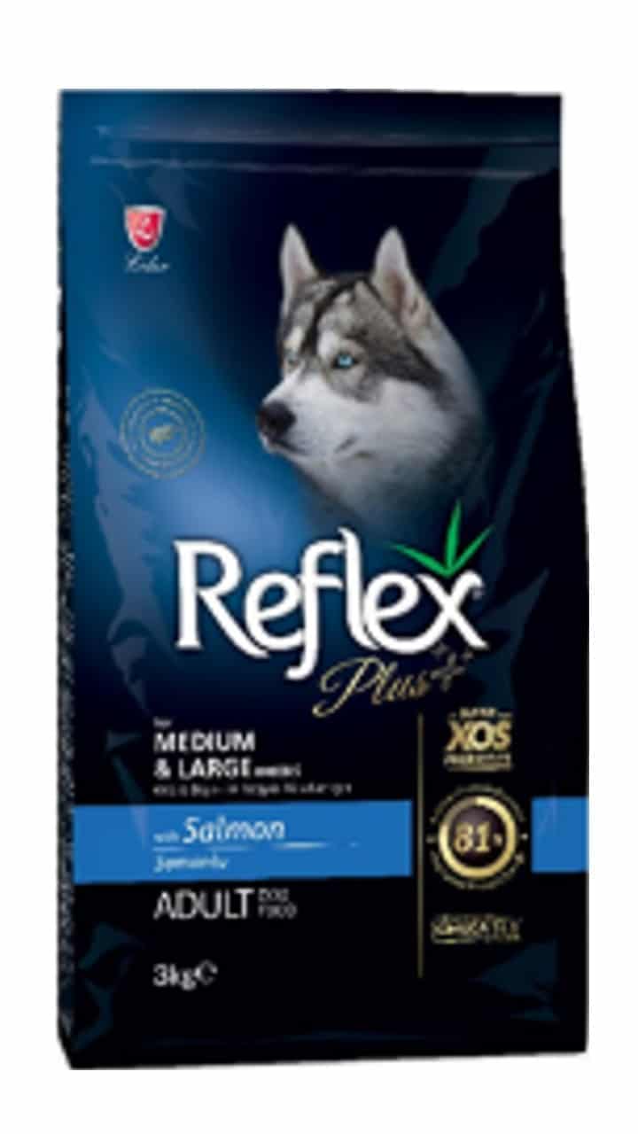 ריפלקס פלוס, מזון סופר פרימיום ע"ב סלמון לכלב בוגר גזע קטן - 3 או 8 ק"ג