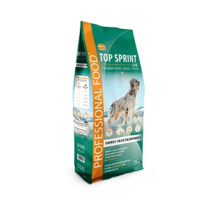 טופ ספרינט מזון יבש לכלבים בוגרים – ע"ב סלמון  15 ק”ג