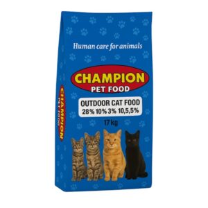 צמפיון, מזון יבש ע"ב עוף לחתולי חצר - 17 ק"ג