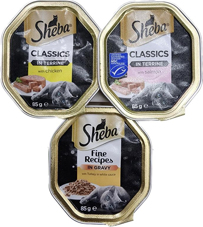 שיבא - מעדן לחתול  במגוון טעמים 85 גרם