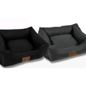 מיטת בד איכותית לכלבים צבע אפור - הבד ניתן לרחיצה מגיע בשלושה גדלים