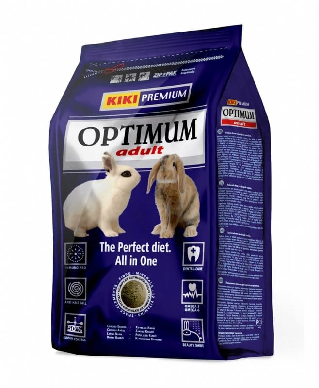 KIKI, קיקי כופתיות משובחות לארנב בוגר - 800 גרם