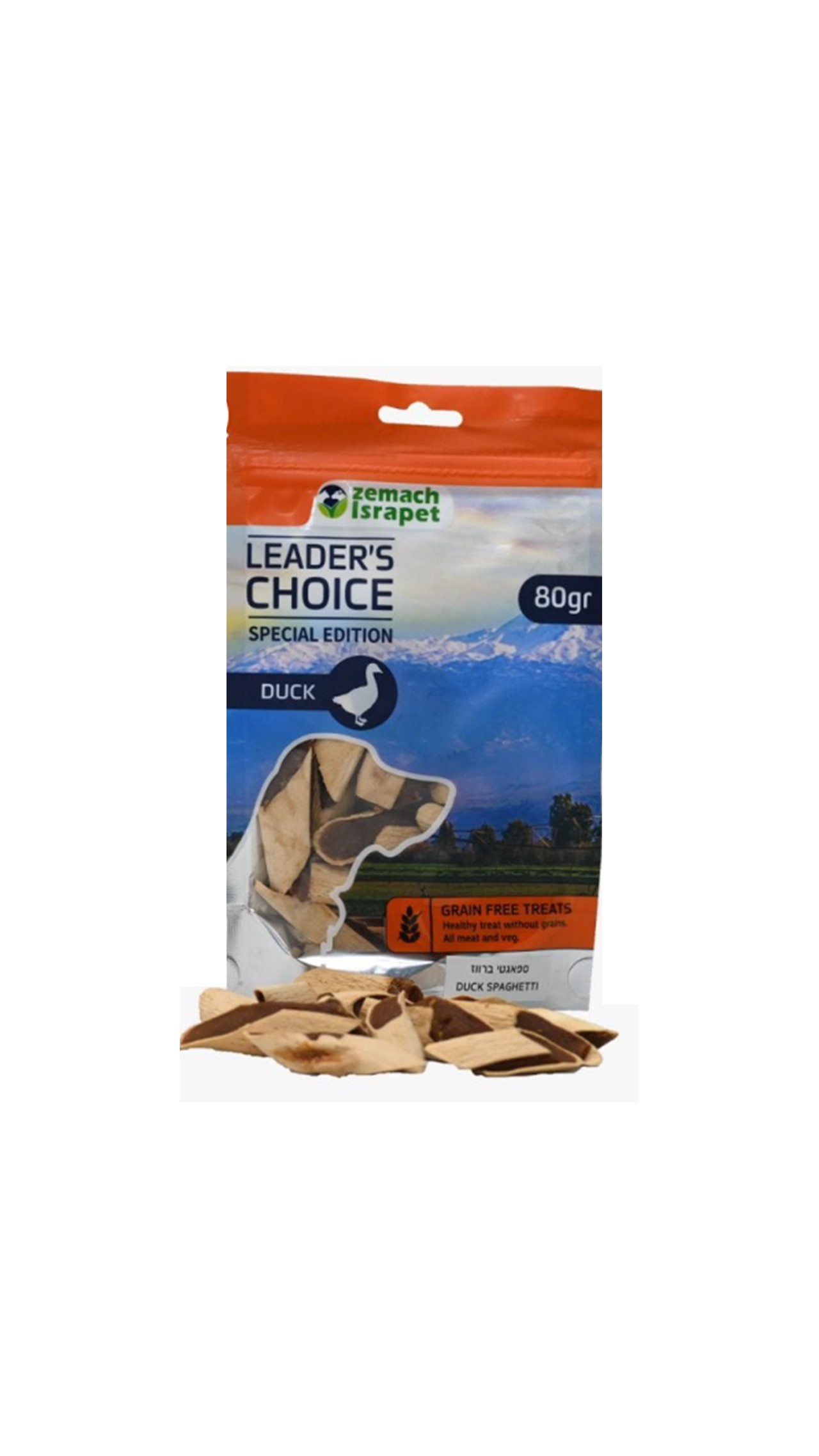 לידר צויס, חטיף איכותי - ספגטי ברווז 80 גר