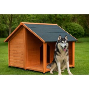 מלונה לכלב מעץ מלא לכלב בינוני/גדול - 1,299 - 1,649