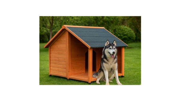 מלונה לכלב מעץ מלא לכלב בינוני/גדול - 1,299 - 1,649