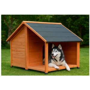 מלונה לכלב מעץ מלא לכלב בינוני/גדול - 1,299 - 1,649