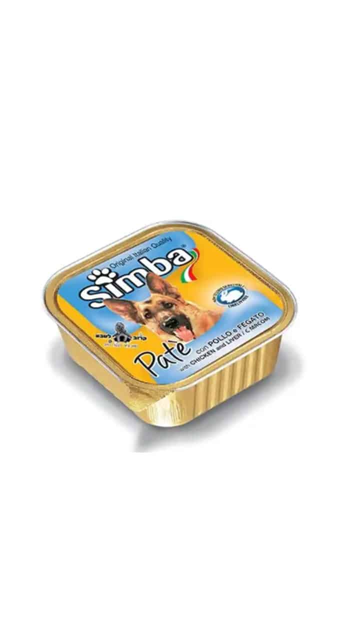 סימבה מעדן לכלב פטה עם עוף וכבד - 150 גרם