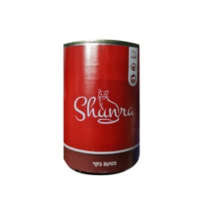 שונרא מזון רטוב ע"ב בקר - 410 גרם