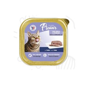 Plaisir - מעדן לחתול בטעם טונה 100 גר