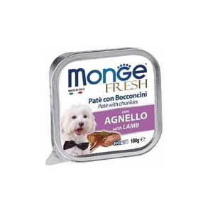 מונג פרש לכלב פטה עם נתחי כבש