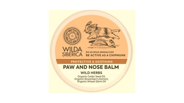 Wilda Siberica, קרם אורגני לאף ולכפות הרגליים לבעלי חיים - 40 גרם