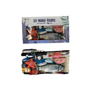 מארז משחקים לחתול - 14 פריטים