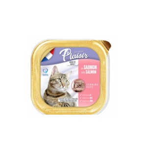 Plaisir - מעדן לחתול בטעם סלמון 100 גר