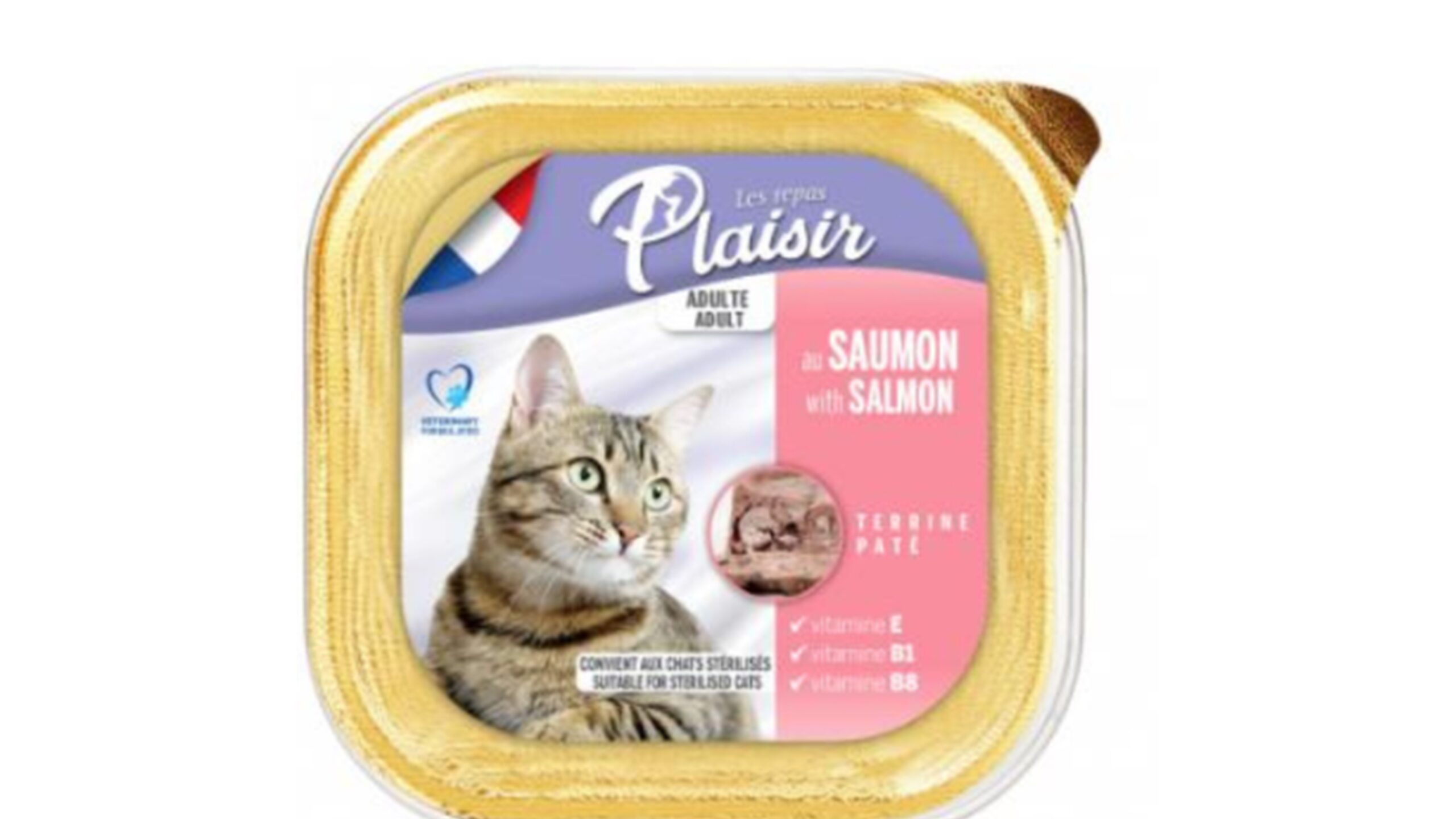 Plaisir - מעדן לחתול בטעם סלמון 100 גר