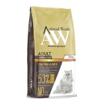 אנימל וורלד ע"ב עוף לחתול בוגר - 15 ק”ג