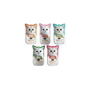 10 יח - מעדן נוזלי טעים במיוחד, לחתולים בררניים וגורים - 600 גרם משקל כולל