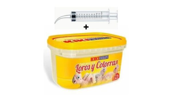 KIKI, קיקי מזון דייסה איכותי לגוזלים + מזרק מתנה -  250 גרם או 1 ק"ג