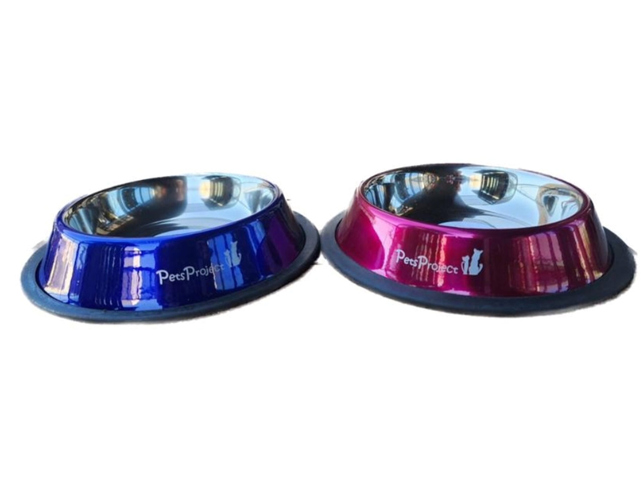 קערת נירוסטה בצבעים עם גומי קוטר פנימי 16 ס"מ