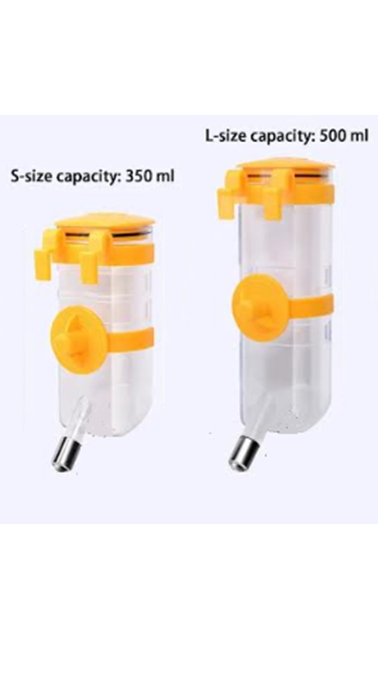 בקבוק שתייה לגדר/כלוב אילוף - לבעלי חיים