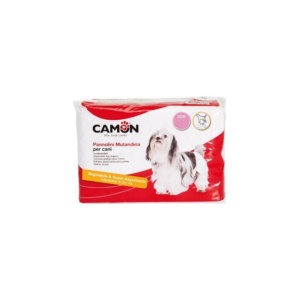 טיטולים חד פעמיים - קאמון, לכלבים עם בריחת שתן, או לנקבות ביחום, במגוון מידות (S,M,L,XL).