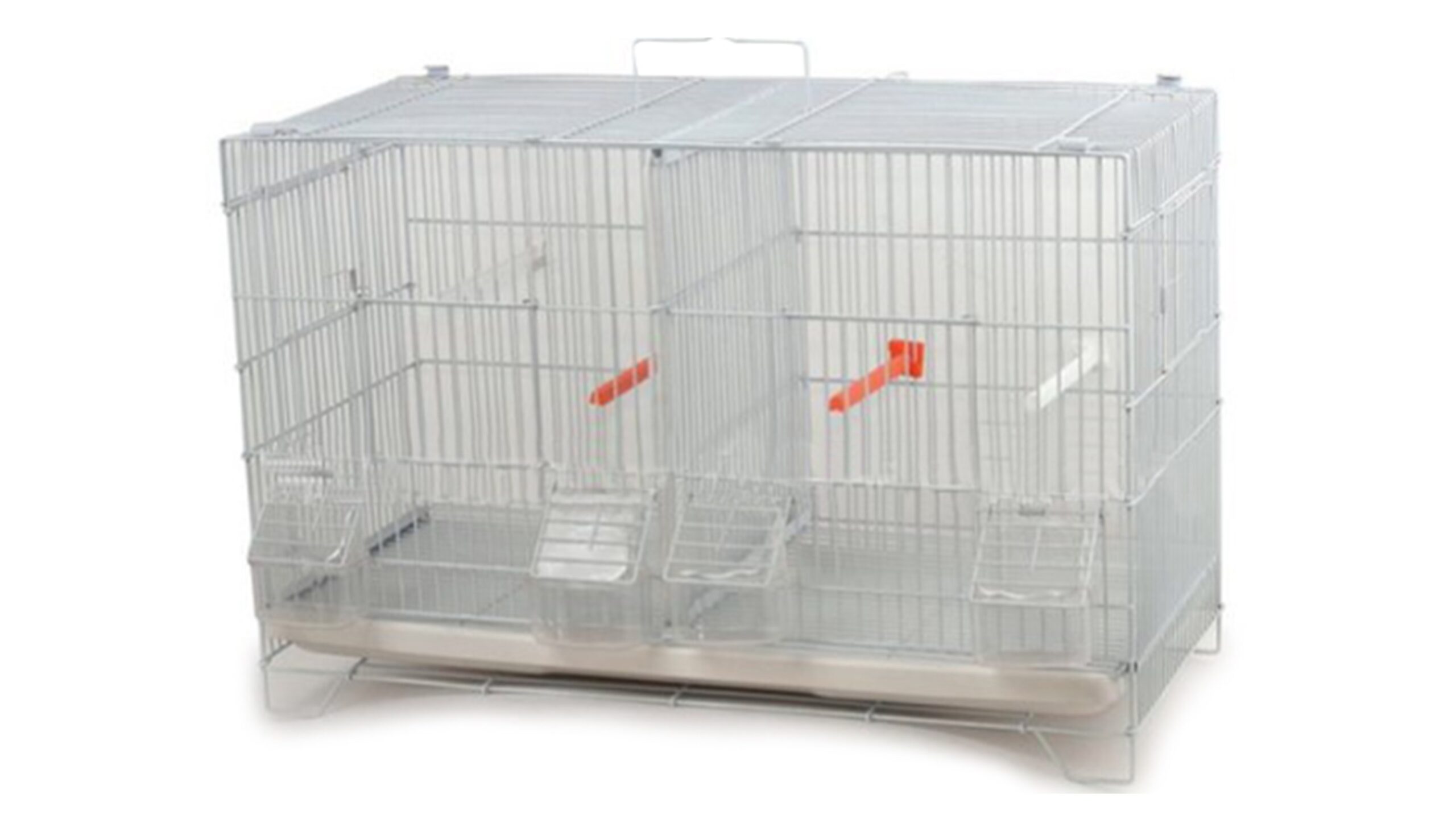 כלוב רבייה מודולרי, לכנרים ופינקים עם מחיצה נשלפת.