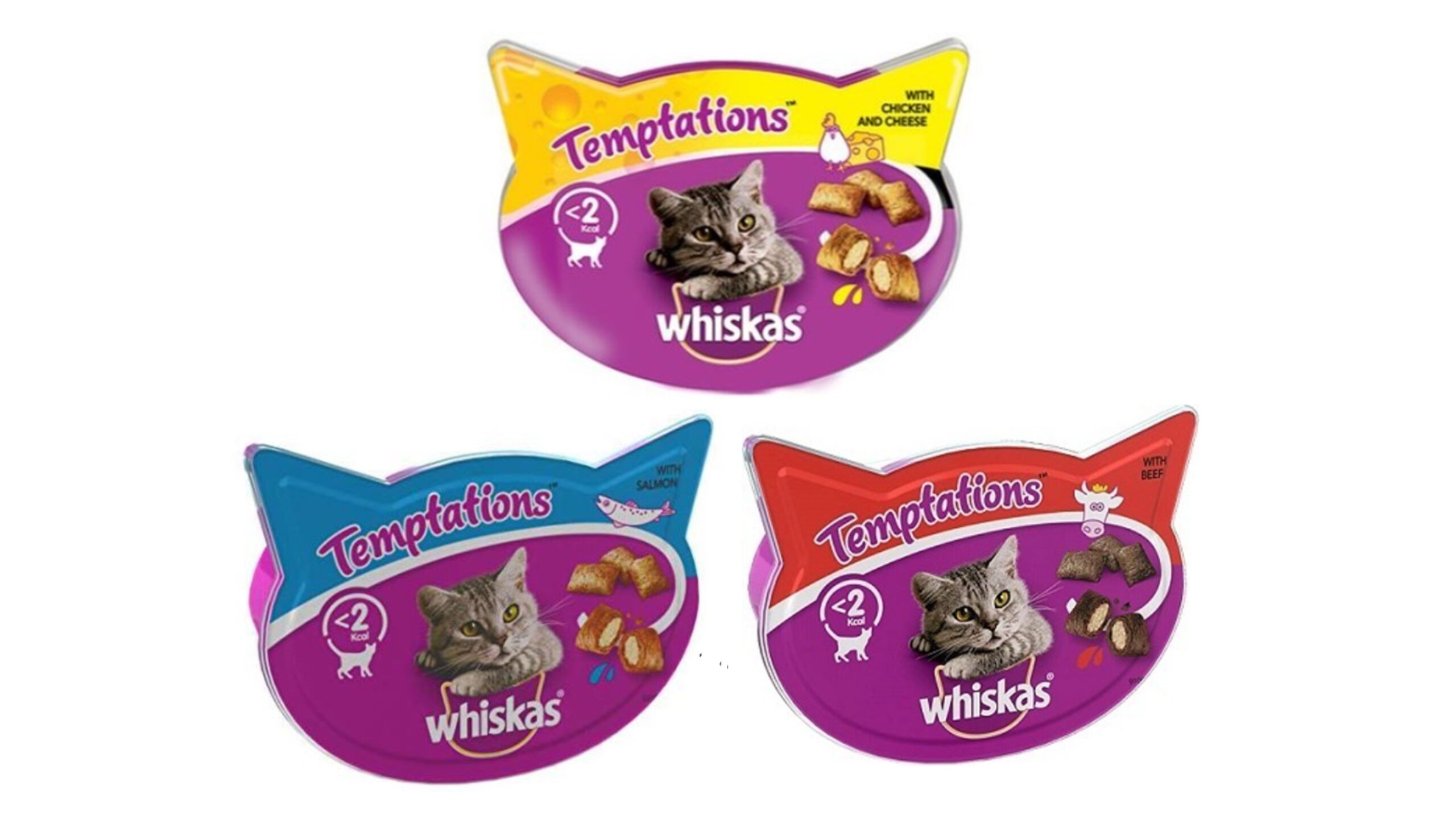 Whiskas, ויסקס מארז 10+2 חטיפי קרנצי לחתולים - משקל כולל 720 גרם