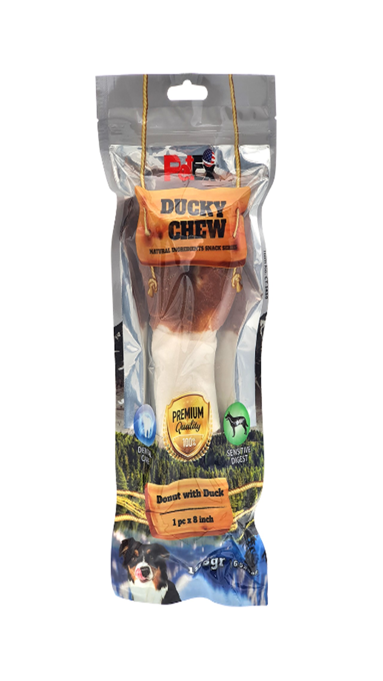 עצם דונאטס מצופה בבשר ברווז - 185 גרם