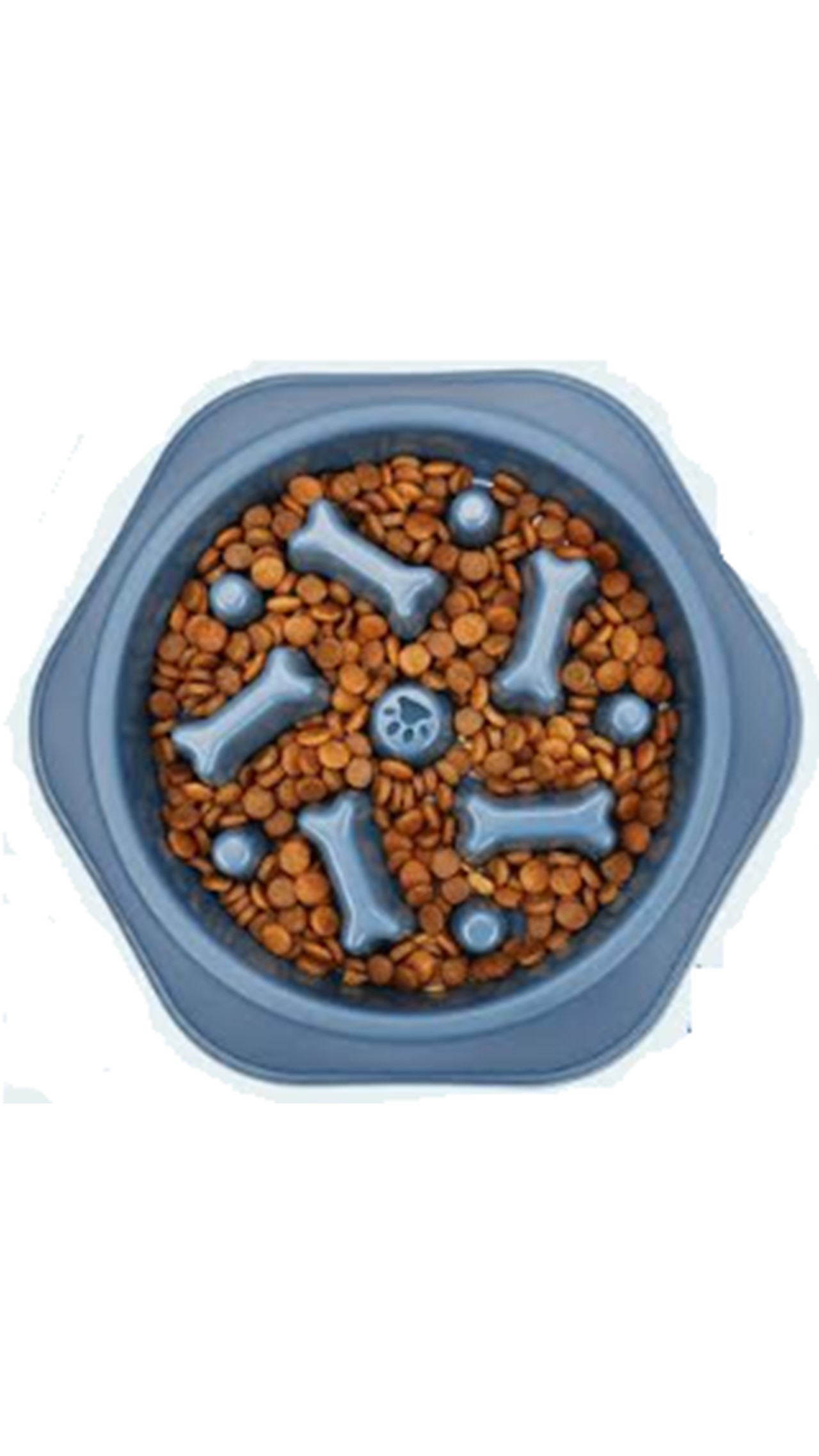 קערת פלסטיק להאכלה איטית 24 ס"מ