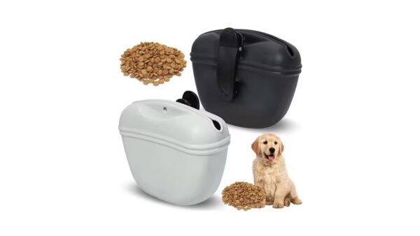 פאוץ לחטיפים עם קליפס לחגורה - לכלב/חתול