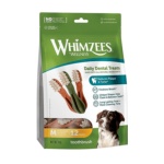 WHIMZEES, חטיף דנטלי לכלב בצורת מברשת שיניים 12 יחידות מידה  - M