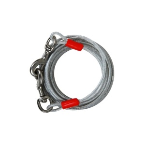 כבל קשירה מפלדה לחצר חזק במיוחד אורך 10 מטר - עובי 7.5 מ"מ