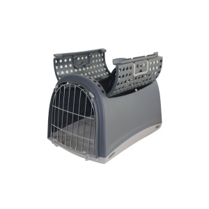 כלוב נשיאה לחתול/כלב עם שני פתחים עליון + חזית - 50 ס"מ
