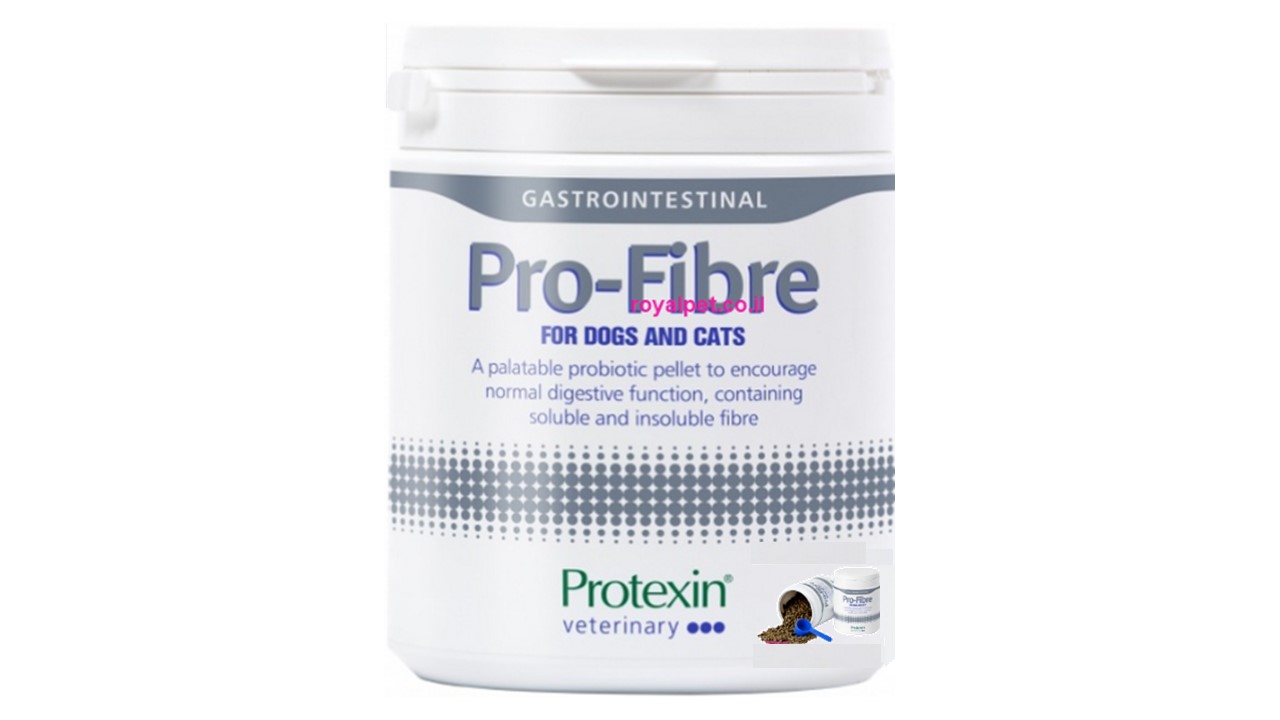 Pro Fibre -פרו פייבר, תוסף תזונה לבעיות מעיים לכלב/חתול - 500 גרם